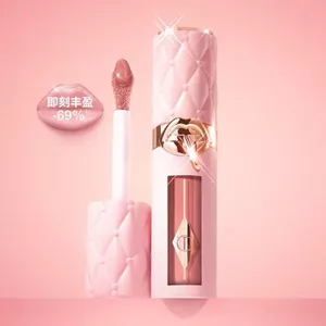 CT Lip Enhancement Gloss Light Pink Pillow Word Pink Lip Glaze Dưỡng ẩm Son bóng FAIR-MEDIUM-DEEP #