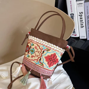 Túi Nữ Phong Cách Mới Túi Nữ Cao Cấp Thu Đông Bohemian Phong Cách Dân Tộc Túi Đeo Vai Nữ26061504