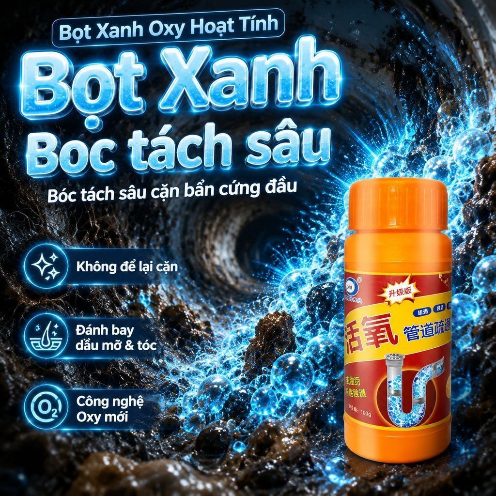 🔥sốc🔥Thông tắc 1 phút dung dịch thông cống | Khử mùi bồn cầu hiệu quả tức thì | Tẩy sạch tắc nghẽn bồn cầu vệ sinh ống