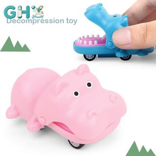 GHX Cắn Tay Cá Sấu Miệng Kéo-ba Đồ Chơi Ô Tô Hoạt Hình Hippo Puppy Kéo Ba Đồ Chơi Xe Báo Chí Răng Cắn Ngón Tay Triy Đồ Chơi VN