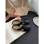 TT Hàn Quốc Nửa Dép Nữ Mùa Hè Đế Dày Một Chân Giày Sandal Phù Hợp Với Dép Da Thật