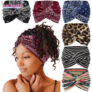 BORAGETE Đầu Quấn Cho Nữ Thời Trang Cực Lớn Xoắn Dày Turban