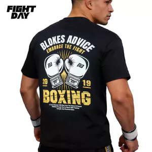 FIGHTDAY Áo thun đấm bốc Muay Thái Boxing Fighting 100% Cotton cao cấp Quần áo nam và nữ thể thao tối giản tập luyện hàng đầu