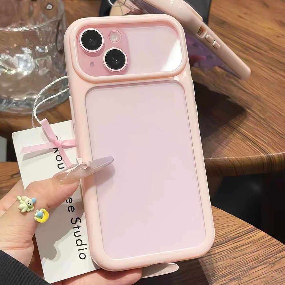 Ốp Điện Thoại Acrylic Dopamine Edge Windows Cho iPhone 17 Pro Max 16 Plus 15 14 13 12 11 Vỏ Bảo Vệ Chống Sốc