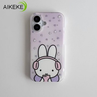 Ốp Điện Thoại Thỏ Tím Dễ Thương Cho OPPO Find X9 X8 X6 X5 Pro X7 Ultra X8s Plus X3 Lite Reno 6 6Z 5 Pro 5K 5Z 5F 4 Lite 4F Z K F Vỏ Sang Trọng Vỏ Kem Thỏ Hoạt Hình