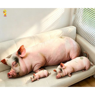 Thêm✨COD MỚI✨Mô Phỏng Lợn Sang Trọng Đồ Chơi Dễ Thương Piggy Plushie Mềm Động Vật Lợn Nhồi Bông Gối Búp Bê Quà Tặng Sáng Tạo Cho Bạn Bè Nhà Sofa Gối Trang Trí