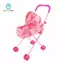 Gamchiano Đồ Chơi Búp Bê Pram Mịn Cán Bánh Xe Gấp Đồ Chơi Pram Tay Cầm Công Thái Học Cho Trẻ Em 3-6