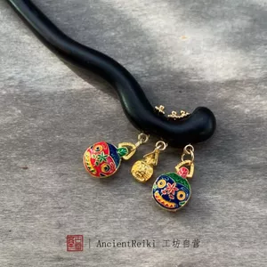 WHX [Golden Swallow Beast] Kẹp tóc gỗ đàn hương tím Kẹp tóc phong cách Trung Quốc Mới Kẹp tóc phong cách Trung Quốc Kẹp tóc cổ Kẹp tóc cuộn tóc bằng gỗ