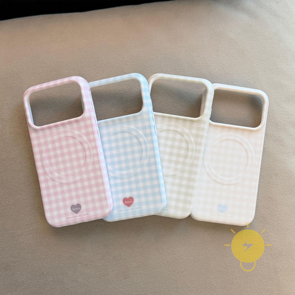 Phone Case For iPhone 17 Pro Max 16 15 14 13 TPU Magnetic Soft Aesthetic Korean Cute