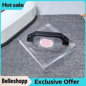 Belleshopp Bộ làm mát TV Fabater H 4,7in x Acrylic Craft Tool Cooler cho máy ép nhiệt Di động có tay cầm nhanh và phân phối nhiệt đều áo phông