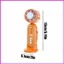 Quạt cầm tay mini Màn hình LED có thể sạc lại Quạt cầm tay chạy bằng pin mini có thể gập lại dành cho du lịch Mùa hè Cắm trại lyuvn