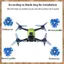 dành cho FPV Combo Cánh quạt máy bay không người lái Phát hành nhanh Lưỡi dao thay thế Quadcopter Mái chèo đầy màu sắc cho phụ kiện FPV, C