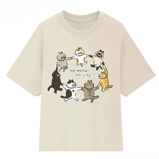 COD (Giao hàng trong 24 giờ) Áo Thun Nam Nữ Cartoon Basic Minimal Local Brand #1048