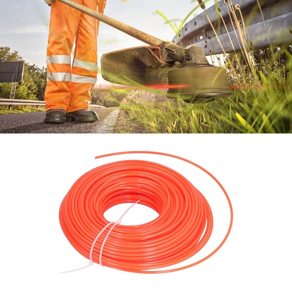 Dây cước cắt cỏ 10m siêu bền 2.4mm 3.0mm tròn lõi thép, cước máy cắt cỏ siêu dai chống đứt