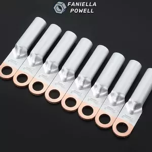 Thiết bị đầu cuối nhôm đồng FANIELLAPOWELL, Đầu nối dây cáp không cách nhiệt nhỏ, Cáp kết nối đồng nhôm bằng đồng