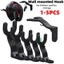 YICA 5 Chiếc Mũ Bảo Hiểm Móc Giá, Tiết Kiệm Không Gian ABS Mũ Bảo Hiểm Hiển Thị Móc Treo, Bền Treo Tường Đen Mũ Bảo Hiểm Bảo Quản Giá Đỡ Sử Dụng Tại Nhà