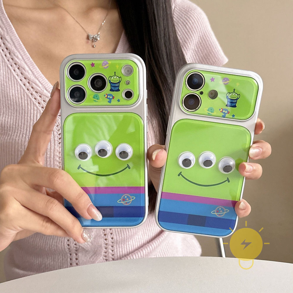 Phone Case For iPhone 17 Pro Max 16 15 14 TPU 3D Three-eyed Man Three-eyed Man Aesthetic Korean Cute