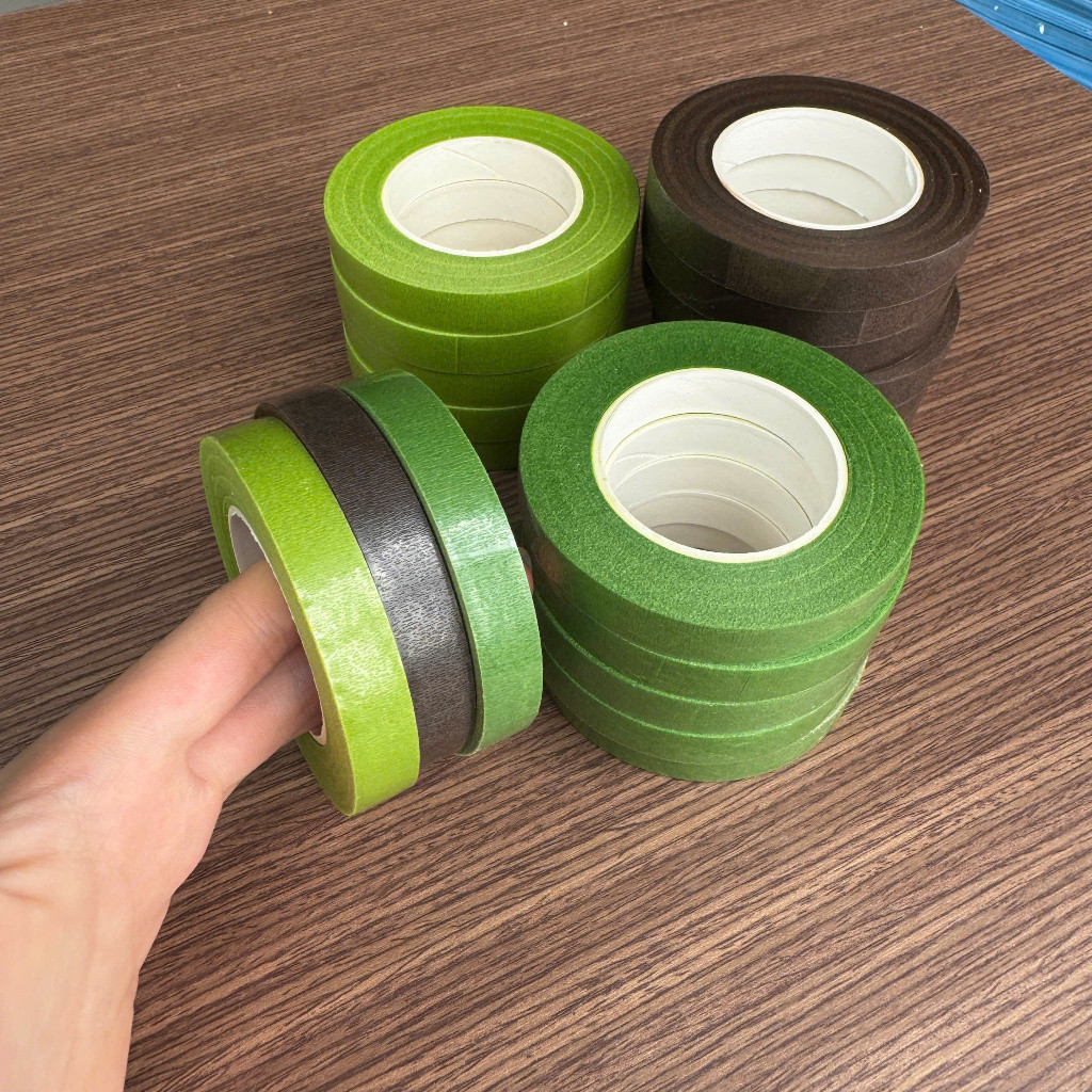 [HỎA TỐC HCM] 12 BĂNG KEO SÁP cuốn cành hoa - Làm bó hoa, trang trí, handmade đẹp và chắc ANGIHOME