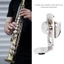 YICA 2 Bộ Clarinet Ngón Tay Cái Còn Lại, Kim Loại Và Nhựa Màu Bạc Đen Có Thể Điều Chỉnh Ngón Tay, Thiết Kế Thoải Mái Có Thể Điều Chỉnh Gỗ Nhạc Cụ Phụ Kiện Cho Người Chơi Clarinet