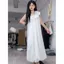 Váy xù đính kim cương phong cách ngọt ngào kiểu Pháp Phiên bản Hàn Quốc thon gọn hơn Mùa hè Váy dài Bud phong cách mới