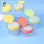 Bình tẩy trang 200-350ml có lọ đựng trong suốt tròn Chai rỗng miệng rộng nắp chai bảo quản Kem dưỡng da mới