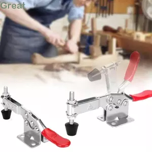 Kẹp chuyển đổi TUYỆT VỜI, Kẹp cố định hàn ngang GH201-B, Kéo đẩy bền Hình chữ U Phát hành nhanh Kim loại Kẹp ngang