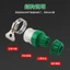 Vòi Ống Nước Khớp Rửa Xe Áp Lực Cao Lắp Nước Nhựa Khớp Rửa Xe Khớp Đa Năng Chung 6.20 2IPC