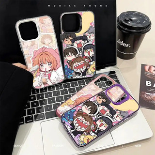 Ốp lưng có thể dùng cho iPhone 7Plus 11 15 12 14 13 Pro Max XR 8 Plus X XS Max SE, ốp điện thoại dễ thương chủ đề Anime