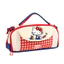Sanrio HelloKitty Hộp Đựng Retro Đỏ Lưới Trắng Dung Tích Lớn Di Động Văn Phòng Phẩm Túi Quà Tặng Ngày Trẻ Em