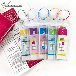 Cheenm Chống Thấm Nước Trong Suốt Dây Buộc Thẻ Tay Hành Lý Thẻ Hành Trình Giá Đỡ Khóa Kéo Cói Túi Móc Khóa Dây Thép Vòng Cáp VN