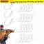 ESSENCEH 5 / 10 / 20 Cái Móc Tôm Sống Dạ Quang, Bộ Giá Đỡ Cố Định Mồi Dạ Quang Bằng Không Gỉ, Bền Chống Trượt Sắc Nét Barbed Chống Rối Móc Câu Cá Cho Ngoài Trời