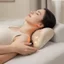 Gối Massage Cổ Chữ W EVA Kéo Giãn Đốt Sống Cổ Vai Gáy Công Thái Học Thư Giãn Tại Nhà
