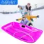 Trượt Tuyết Trẻ Em Toboggan Luge Ban Ngoài Trời Sledding Nhựa PE Có Tay Cầm Và Dây Kéo Thích Hợp Cho Hoạt Động Mùa Đông Trượt Băng Trò Chơi Tuyết Cát Trượt Tuyết