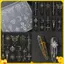 1 Chiếc Châu Âu Phong Cách Retro 3d Giảm Khuôn Silicon, Hoa Trong Suốt Nơ Móng Tay Nghệ Thuật Silicon Khắc Khuôn Mẫu