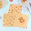 TMOY 50 Chiếc Hoạt Hình Dễ Thương Giấy Sáp Vuông Bánh Sandwich Burger Khoai Tây Chiên Bọc Túi Giấy Wd Giấy Nướng Thực Phẩm Túi Đựng TMOY