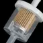 Bộ lọc nhiên liệu đa năng 2 bộ cho xe máy với kẹp ống 14mm Phụ kiện động cơ đáng tin cậy Đẹp