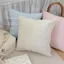 Gối tựa sofa phong cách Hàn Quốc dễ thương kèm ruột nhung mềm có khóa kéo tháo giặt được trang trí phòng ngủ phòng khách