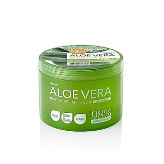 Gel dưỡng da thảo dược lô hội Welcos Aloevera Moisture Real Soothing Gel 500g