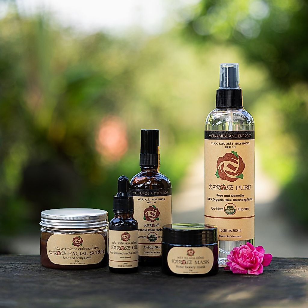 BỘ SẢN PHẨM CHĂM SÓC DA MẶT ORGANIC KAROSE