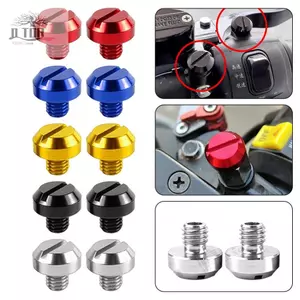 Phích cắm lỗ gương xe máy M8 Bộ nhôm CNC 2 màu đen / đỏ / xanh / vàng / bạc