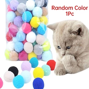1 Đồ Chơi Nhồi Bông Polyester Phối Vải Lông Huấn Luyện Mèo