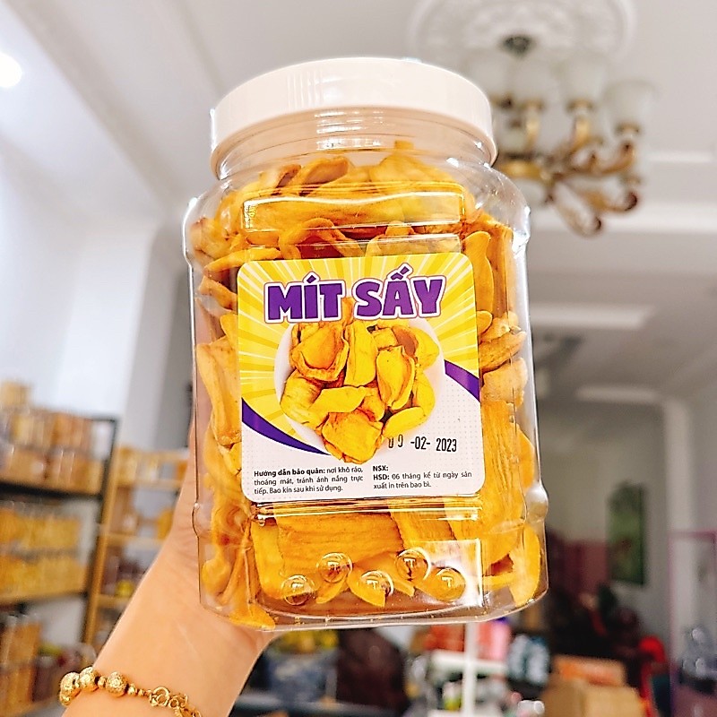 Mít Thái A sấy giòn loại 1 giòn ngọt-Hộp vuông 300G
