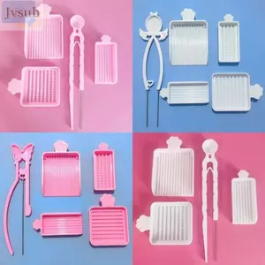 JVSUB 3 / 4 / 5 Cái / bộ Bộ Khay Chọn Hạt Cầu Chì, DIY Handmade Hiệu Quả Đệm Cầu Chì Hạt Nhíp Kim Đơn, Hạt Cầu Chì 2.6mm Cầm Tay Hạt Nhựa Perler Hạt