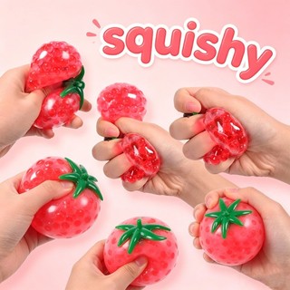 Strawberry Taba Squishy Fidget Toy - Đồ chơi giảm căng thẳng phục hồi chậm cho trẻ em Người lớn Văn phòng & Đảng Ủng hộ Bóp quà tặng