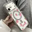Đầy đủ lát bột mâm xôi Thích hợp iPhone17/16 trường hợp 151413 mô hình mới 1211 hút từ