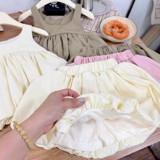 S291-[tomnaukids] Set áo phối quần bí vải gió cực kỳ mát cho bé gái size từ 8-35Kg