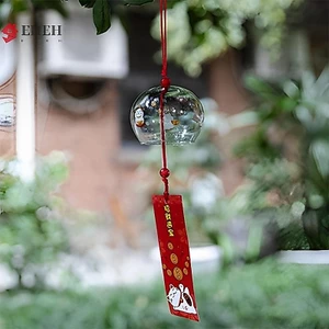 EA Nhật Bản Họa Tiết Gió Chuông Gió Handmade Thủy Tinh Furin Trang Trí Nhà VN