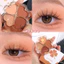 Bảng phấn mắt bốn màu cỏ bốn lá-Match Pearlescent Earth Color Matching, Everyday All-Match, Novice Easy Drawing