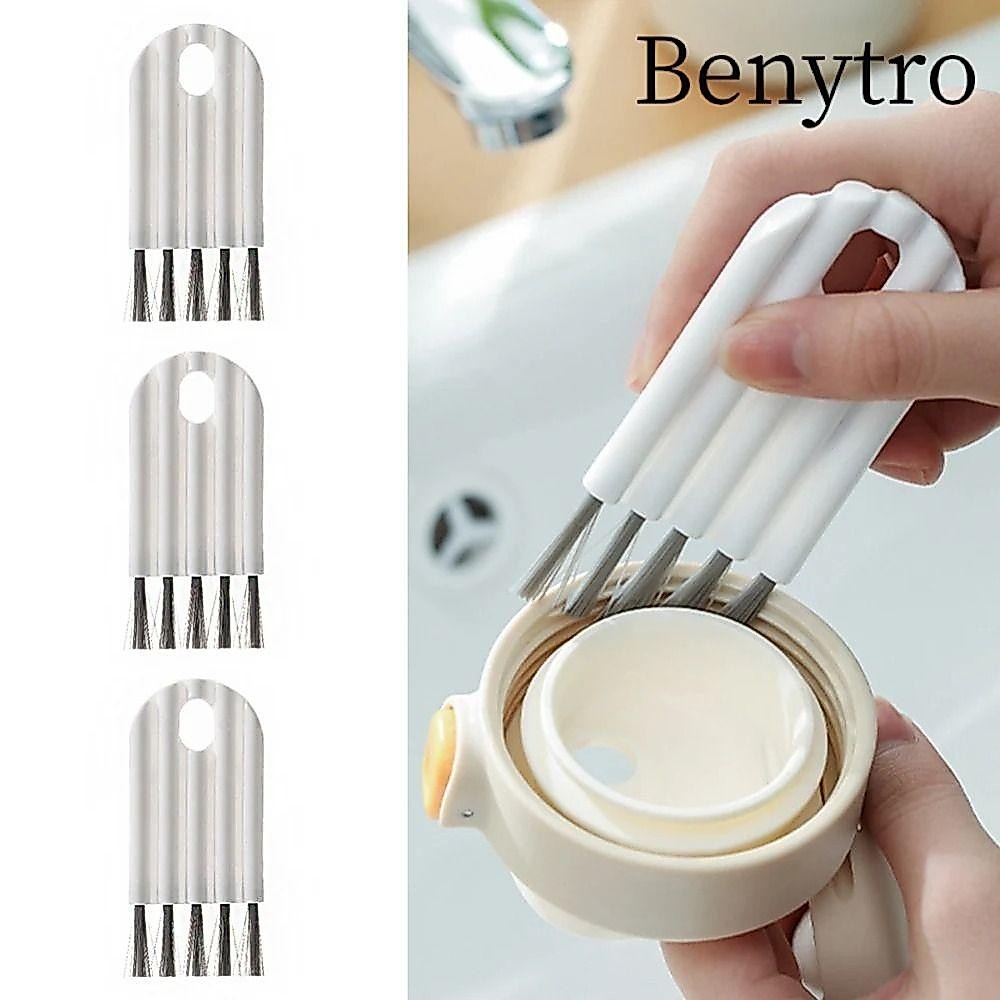 Benytro Bàn chải nắp cốc, Dụng cụ nhà bếp Bàn chải làm sạch đa chức năng, Lược đệm không khí gia đình