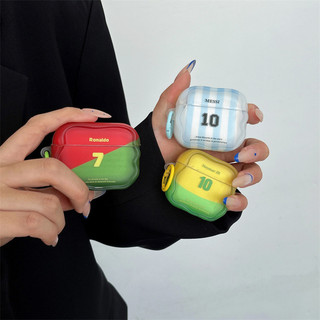 Áo thi đấu World Cup cho Airpods4 AirPods 1 / 2 3 Pro Pro2 pro3 Bộ tai nghe Bluetooth không dây Vỏ bảo vệ tai nghe AirPods Pro i3 i4 pro3